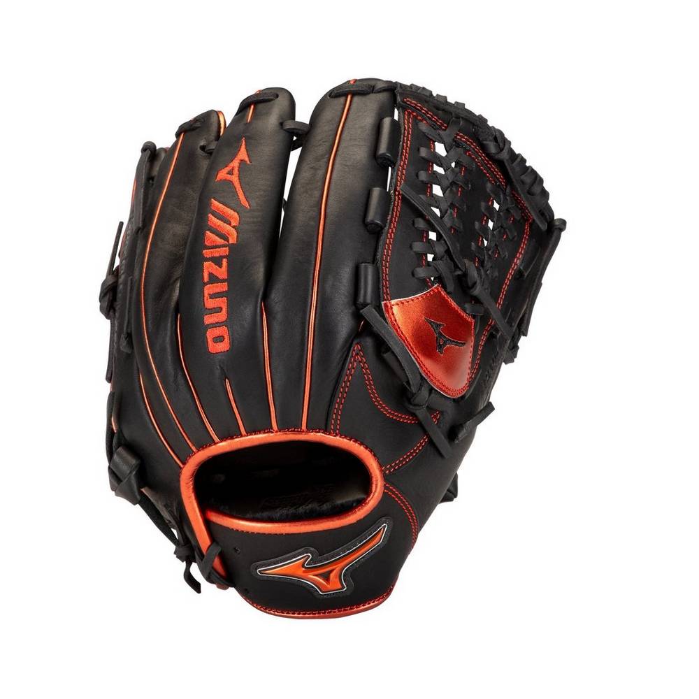 Guanti Mizuno Baseball MVP Prime SE Infield 11.75" Donna - Nere/Rosse - 03685-QTVX